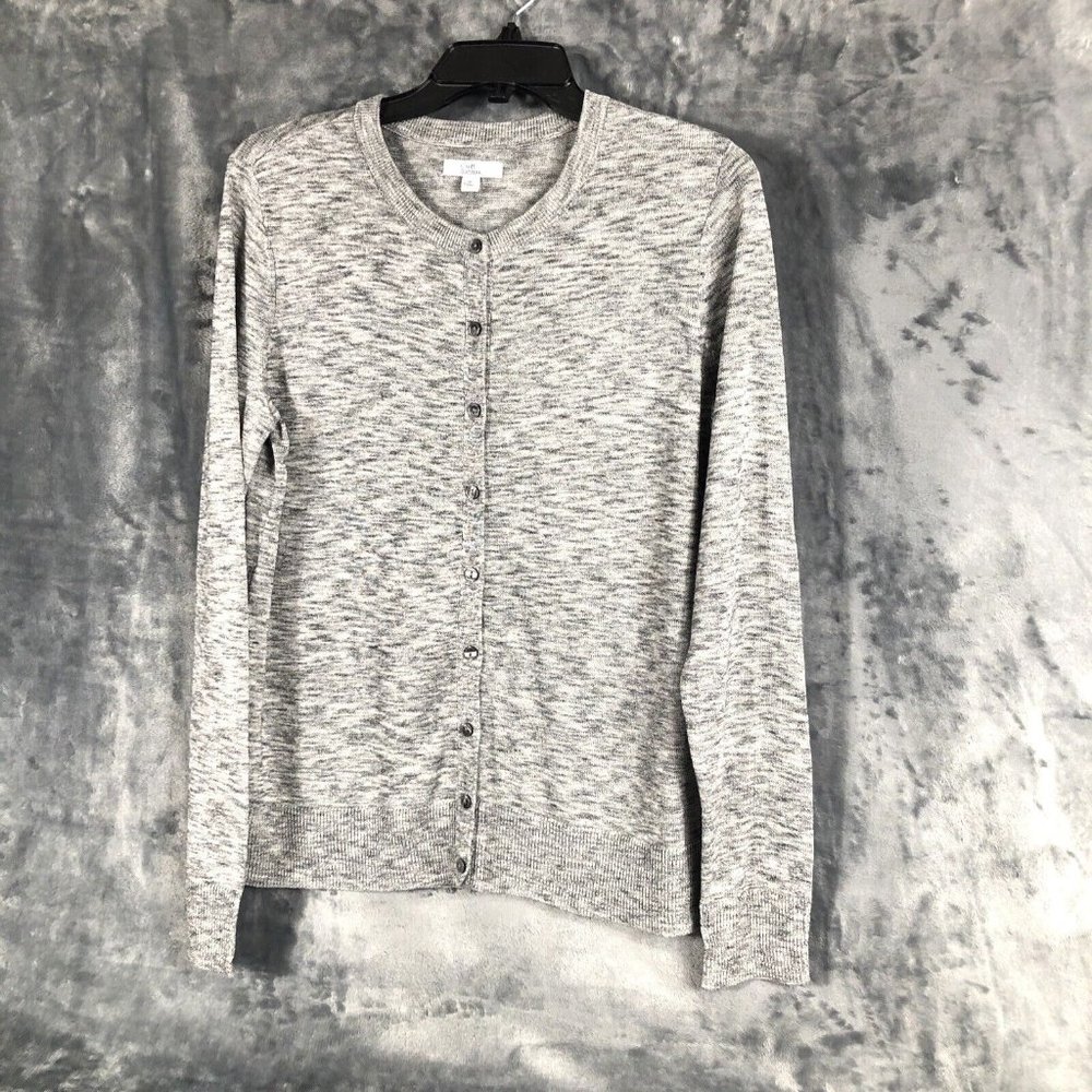 Croft and Barrow Woman's Cardigan Sweater Size Medium Long Sleeve Button Up